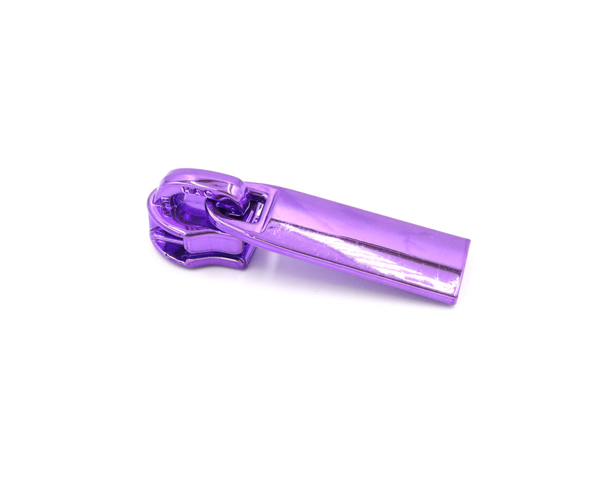 Purple Metallic Solid Rectangle Pull