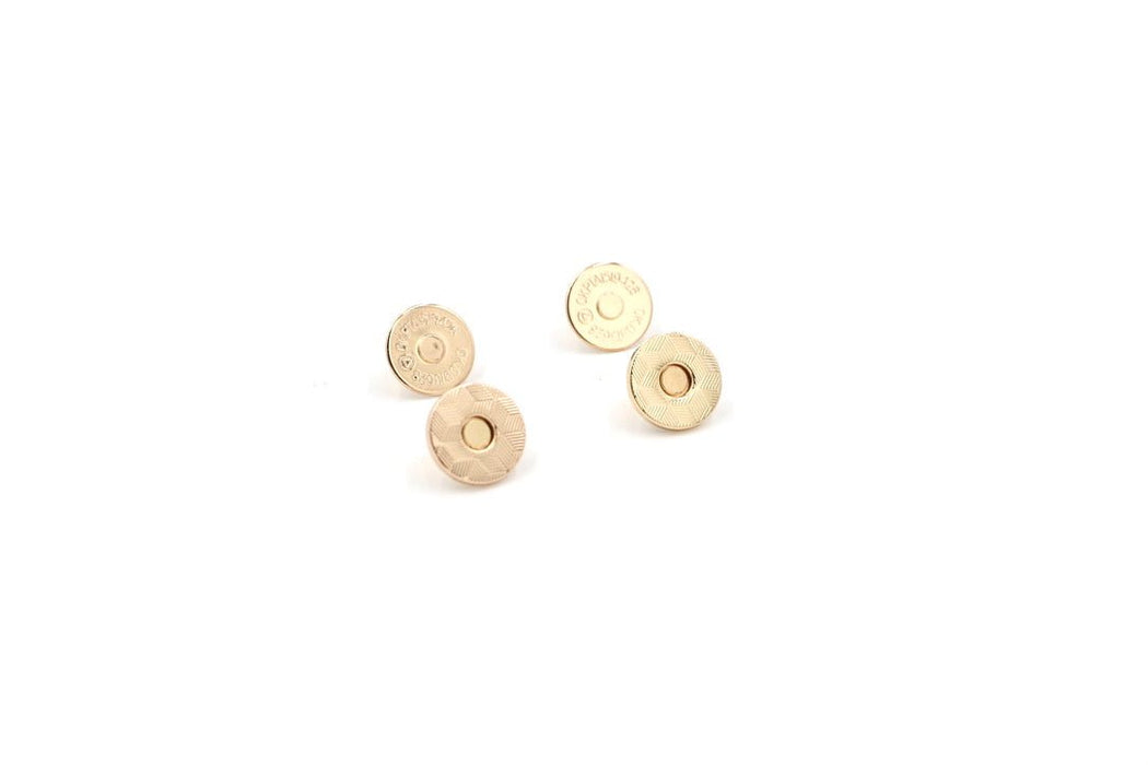 Gold Magnetic Snaps/Closures for Handbags & Wallets - Set of 2!