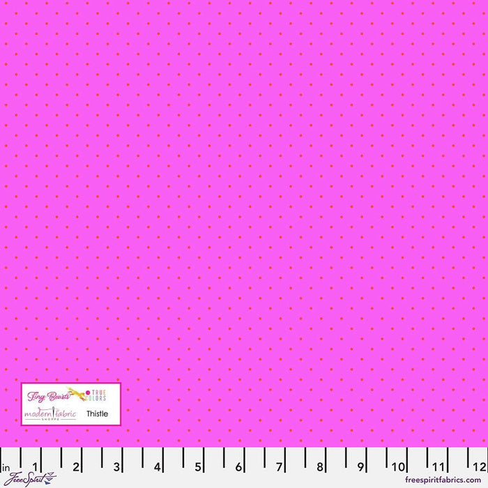 Tula Pink Tiny True Colors- Tiny Dots- PWTP185.THISTLE- Half Yard
