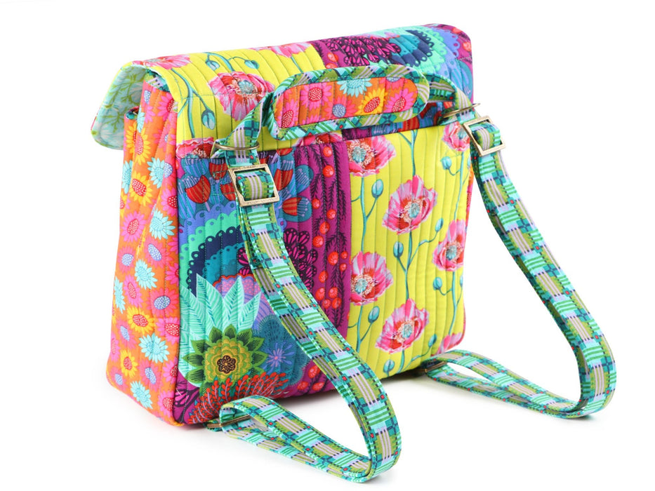 By Annie- Switchback Pattern- Convertible Backpack/Shoulder Bag