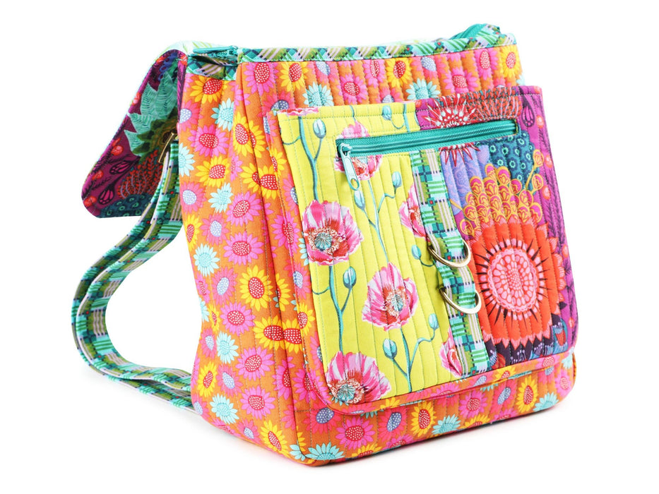 By Annie- Switchback Pattern- Convertible Backpack/Shoulder Bag