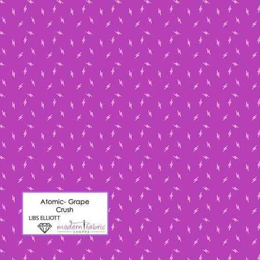 Atomic by Libs Elliott A-749-P Grape Crush- Half Yard- August 2023 - Modern Fabric Shoppe