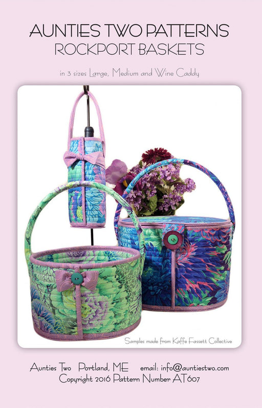 Aunties Two- Rockport Baskets Pattern - Modern Fabric Shoppe