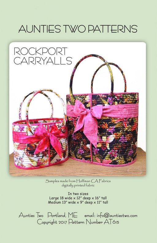 Aunties Two- Rockport Carryalls Pattern - Modern Fabric Shoppe