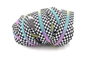 Black and White Checkerboard- #5 Rainbow Nylon Coil Zipper Tape - Modern Fabric Shoppe