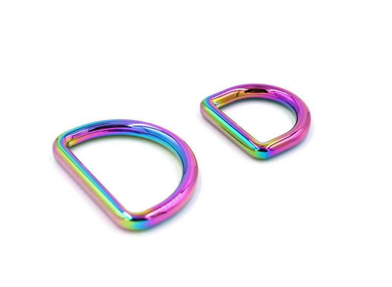 Rainbow 1 1/2 inch (38mm) D-Ring Hardware- Set of 2