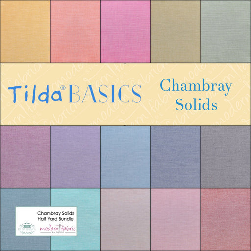 Chambray Basics by Tilda- Half Yard Bundle - Modern Fabric Shoppe