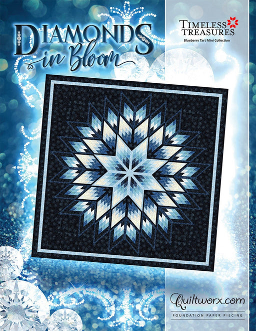 Diamond in Bloom Quilt Pattern By Quiltworx- Judy Niemeyer Quilting - Modern Fabric Shoppe