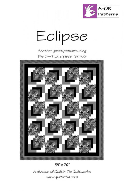 Eclipse OK 5 Yard Quilt Pattern from Quiltin Tia - Modern Fabric Shoppe