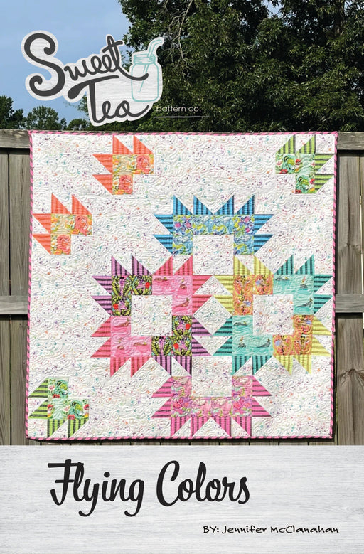 Flying Colors Quilt Pattern By Sweet Tea Pattern Co. by Jennifer McClanahan - Modern Fabric Shoppe