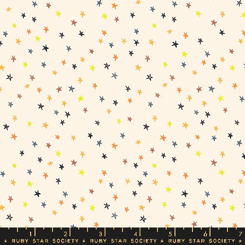 Good Spirits- Collaboration by Ruby Star Society- Mini Starry RS 5142 11- Halloween Rainbow- Half Yard- July 2024 - Modern Fabric Shoppe