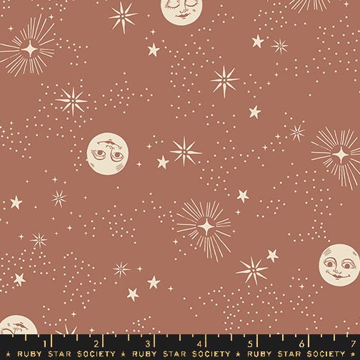 Good Spirits- Collaboration by Ruby Star Society- Wise Moons RS 5136 11- S'mores- Half Yard- July 2024 - Modern Fabric Shoppe