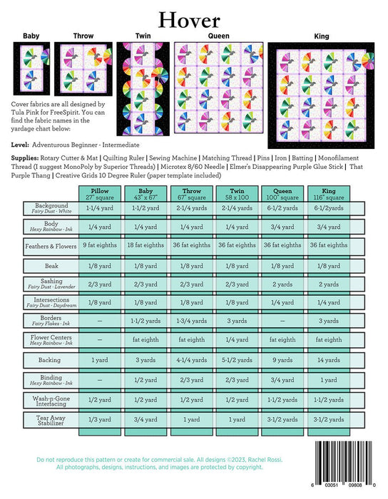 Hover Quilt Pattern By Rachel Rossi Designs - Modern Fabric Shoppe