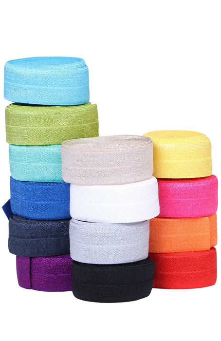 By Annie Nylon Fold-Over Elastic 2 yards, 14 different colors 3/4" (20mm) wide