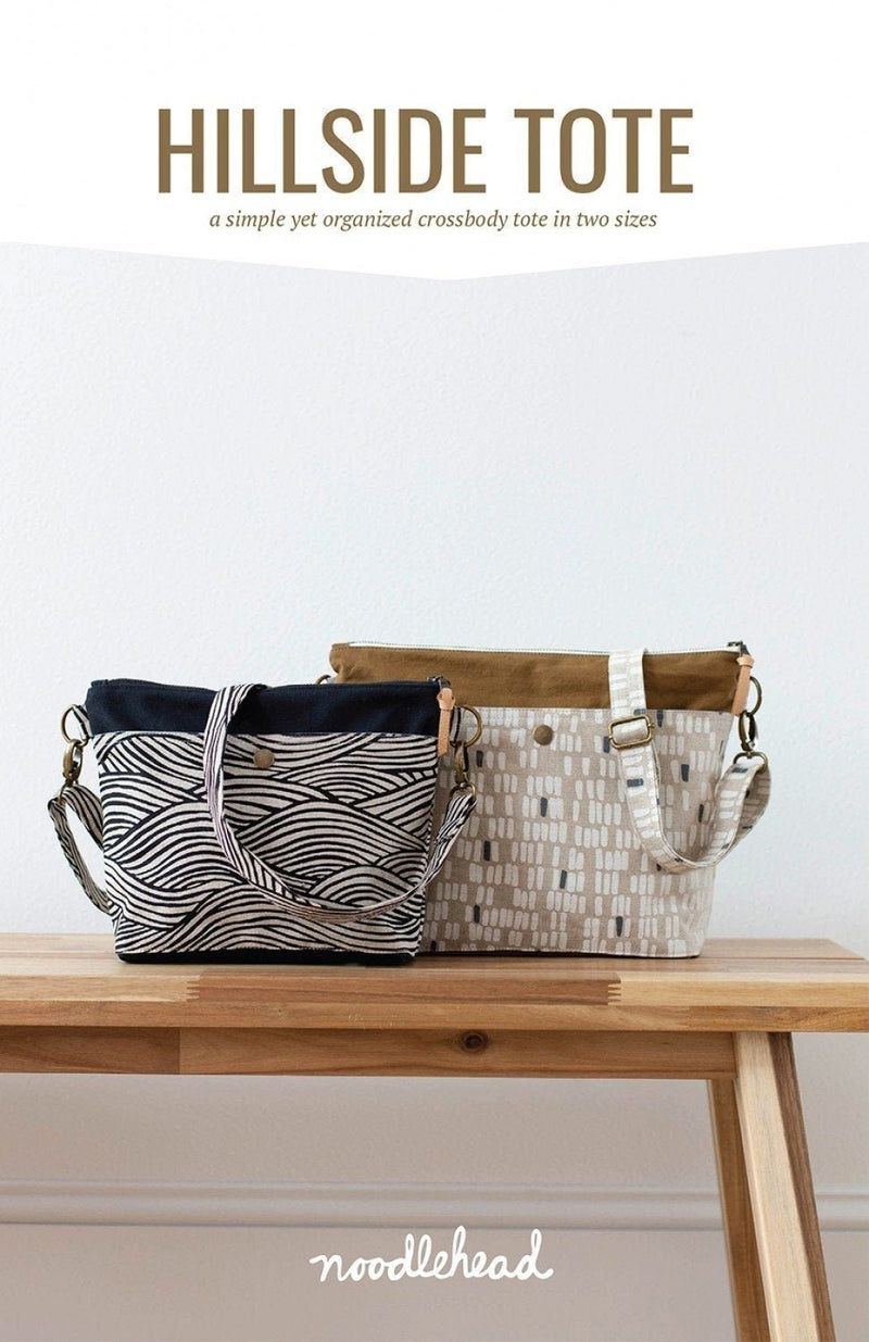 Noodlehead Hillside Tote Sewing Pattern- Cross Body Bag