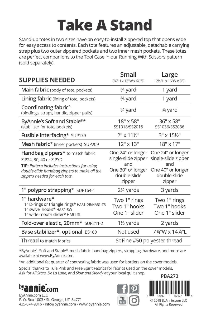 By Annie- Take A Stand- Stand-Up Tote