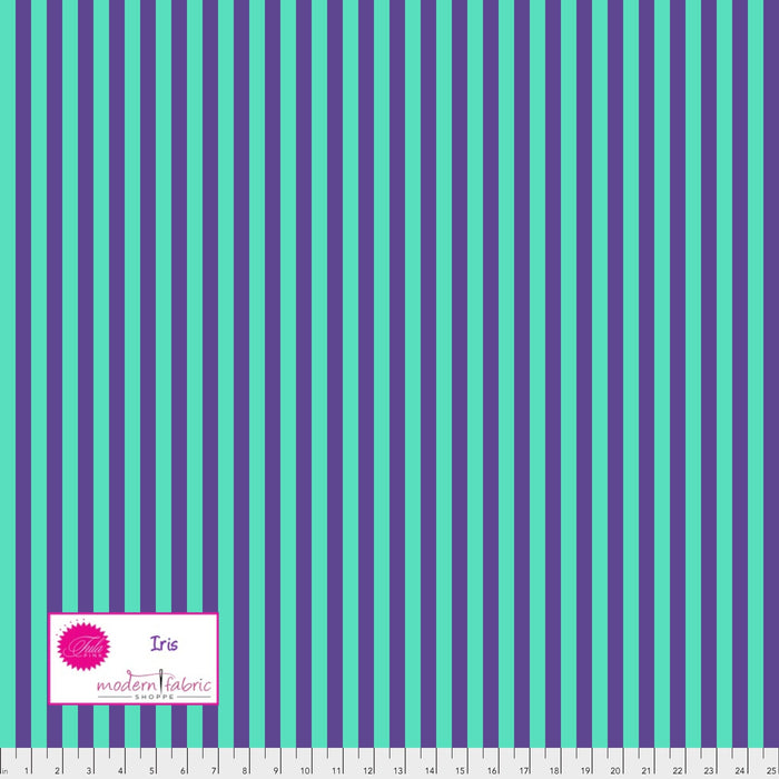 Tula Pink- True Colors Tent Stripe- PWTP069.IRISX- Half Yard