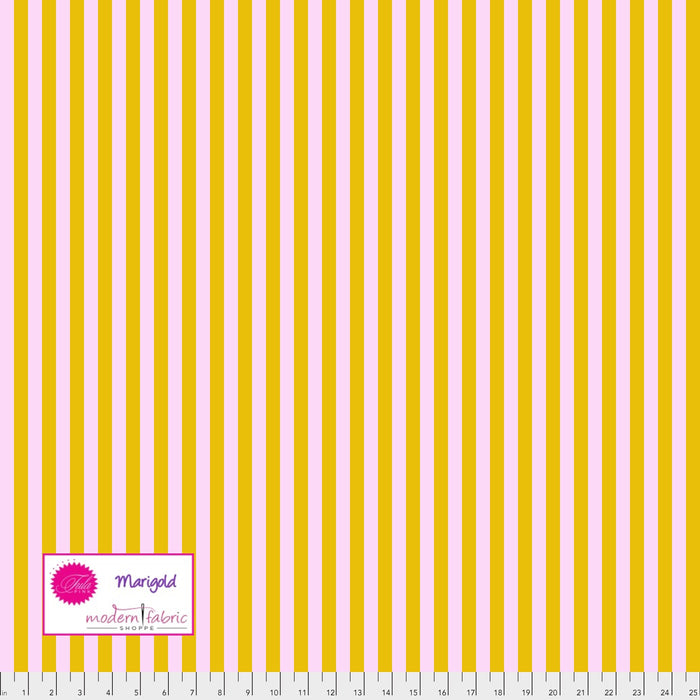 Tula Pink- True Colors Tent Stripe- PWTP069.MARIGOLD- Half Yard