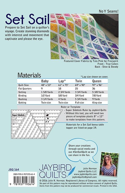 Set Sail Quilt Pattern By Jaybirds Quilts