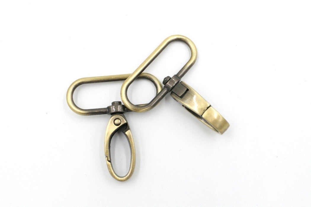 Brass 1 1/2 inch (38mm) Swivel Hook- Set of 2 — Modern Fabric Shoppe