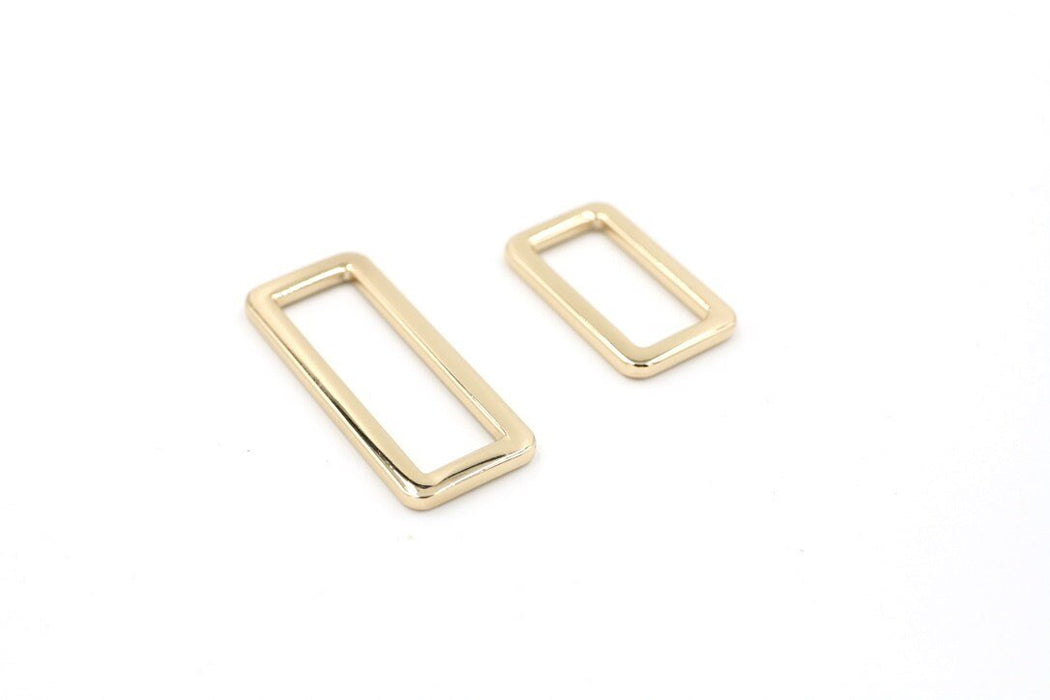 Gold 1 1/2 inch (38mm) Rectangle Ring- Set of 2