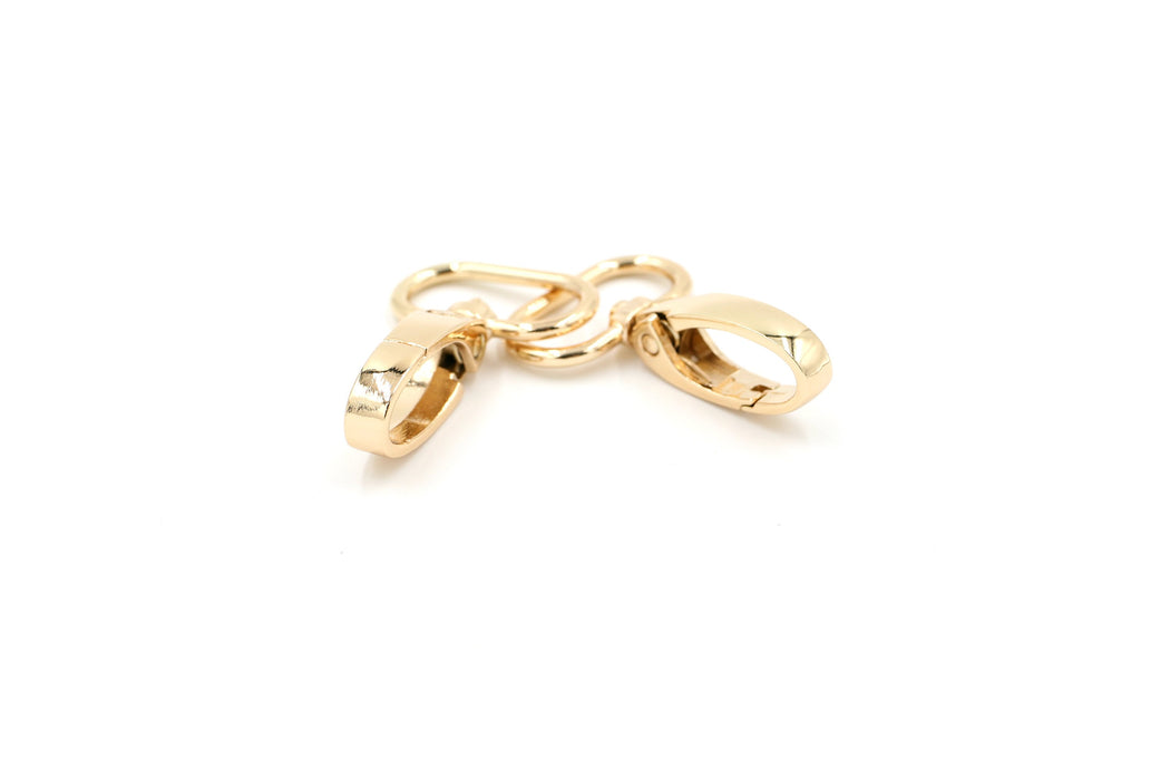 Gold 1 inch (25mm) Swivel Hook- Set of 2 - Modern Fabric — Modern Fabric  Shoppe