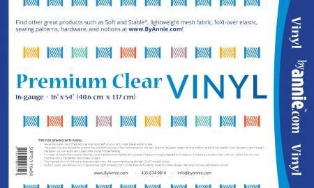 By Annie Premium Clear Vinyl 16 in. x 54 in.