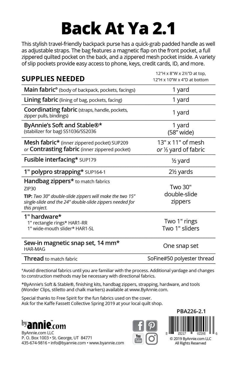 By Annie- Back at Ya 2.1 Mini Backpack