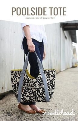 Noodlehead Poolside Tote Sewing Pattern- Generous Size All Purpose Tote