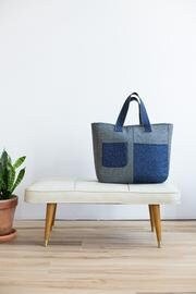 Noodlehead Fika Tote- Pocket Tote with Zippers