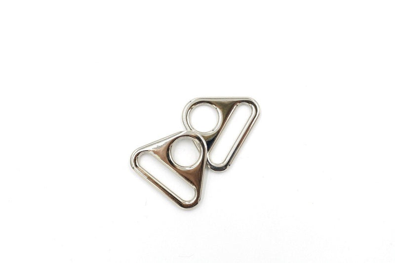Silver 1 inch (25mm) Triangle Ring- Set of 2