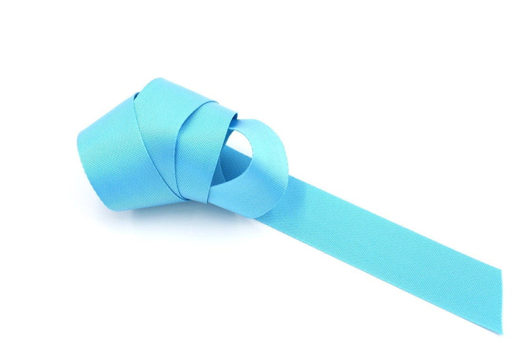 Turquoise 1 inch (25mm)width Nylon Webbing-by the yard