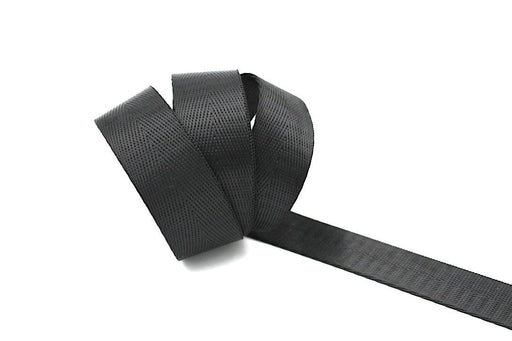 Dark Grey 1 inch (25mm) width Nylon Webbing- Strapping by the yard