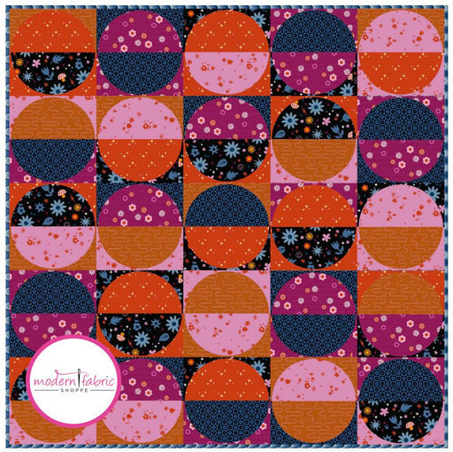 Libs Elliott- Halftone Quilt Kit featuring Birdie- June 2023 - Modern Fabric Shoppe