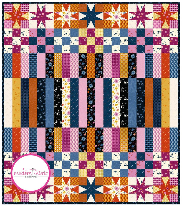 Libs Elliott- Mithril Quilt Kit featuring Birdie- June 2023 - Modern Fabric Shoppe
