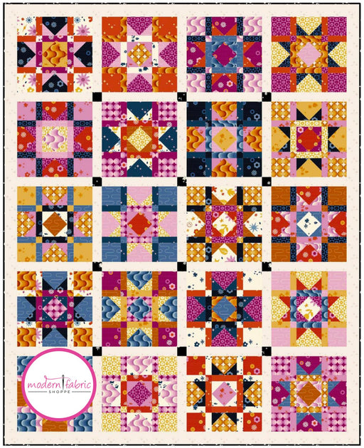 Libs Elliott- Orchard Valley Quilt Kit featuring Birdie- June 2023 - Modern Fabric Shoppe