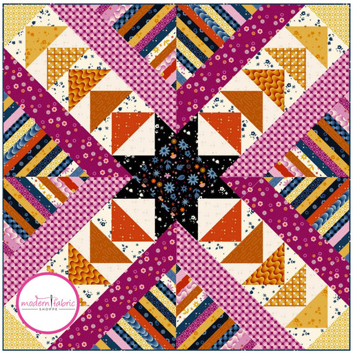 Libs Elliott- When Sparks Fly Quilt Kit featuring Birdie- June 2023 - Modern Fabric Shoppe