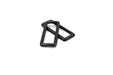Matte Black 1 1/2 inch (38mm) Rectangle Ring- Set of 2 - Modern Fabric Shoppe