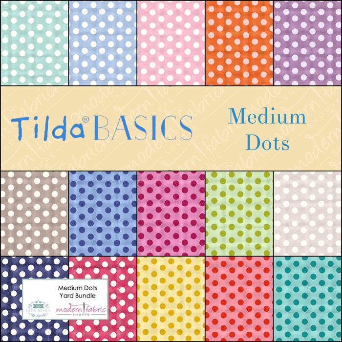 Medium Dots Basics by Tilda- Yard Bundle - Modern Fabric Shoppe