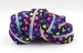 Navy Hearts- #5 Rainbow Nylon Coil Zipper Tape - Modern Fabric Shoppe