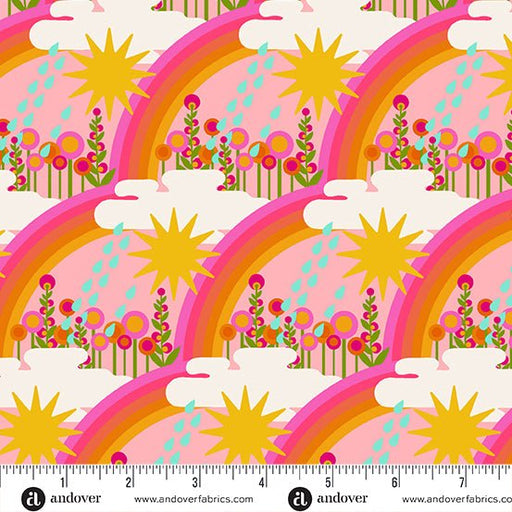 Postmark by Alison Glass- First Day A-1126-E Taffy- Half Yard- April 2024 - Modern Fabric Shoppe