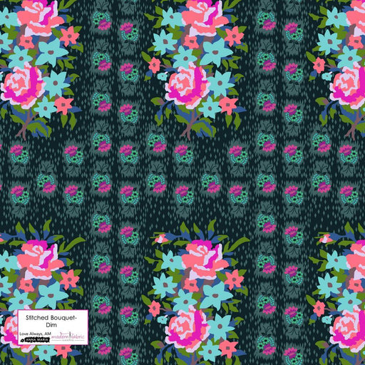 PRE-ORDER Anna Maria Horner Love Always AM- Stitched Bouquet PWAH147.DIM- Half Yard- July 2023 - Modern Fabric Shoppe