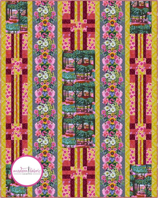 PRE-ORDER Anna Maria Horner- Quiddity Quilt Kit featuring Good Gracious- May 2024 - Modern Fabric Shoppe