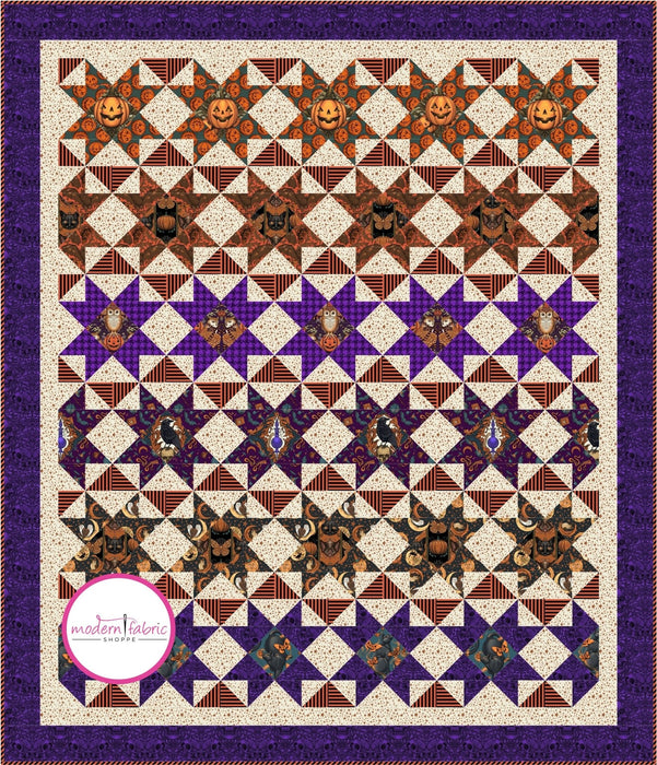 PRE-ORDER Believe in Magic Quilt Kit featuring Mystic Moonlight by Rachel Hauer- May 2024 - Modern Fabric Shoppe