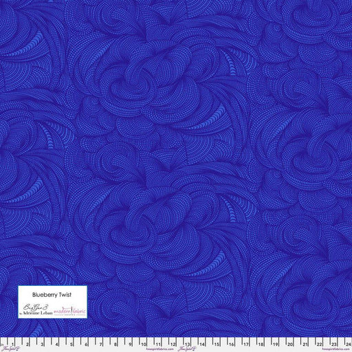 PRE-ORDER Bio Geo3 by Adrienne Leban- Blueberry Twist PWAL020.BLUE- September 2023 - Modern Fabric Shoppe