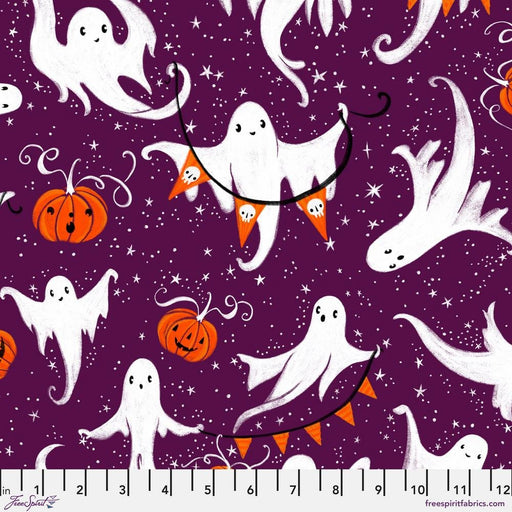 PRE-ORDER Ghostly Greeting by Cori Dantini- A Time for Ghost PWCD110.XPURPLE- May 2024 - Modern Fabric Shoppe
