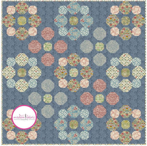 PRE-ORDER Grams Garden Quilt Kit featuring Emery Walker by Morris & Company- April 2024 - Modern Fabric Shoppe