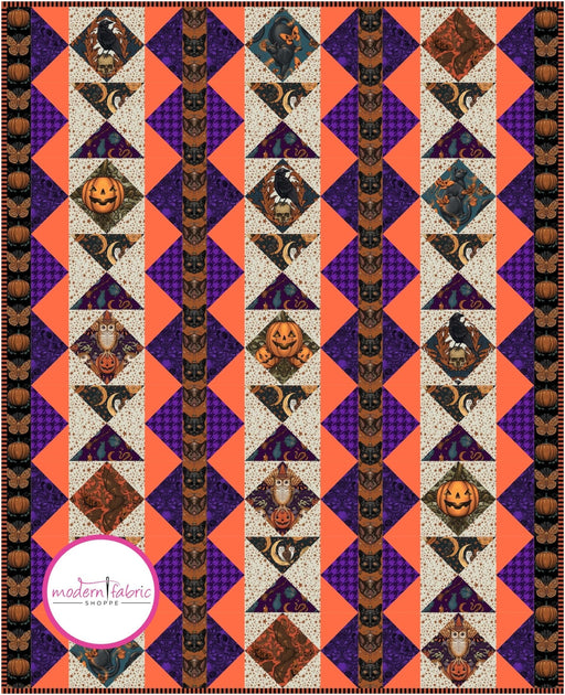 PRE-ORDER Grand Jete' Quilt Kit featuring Mystic Moonlight by Rachel Hauer- May 2024 - Modern Fabric Shoppe