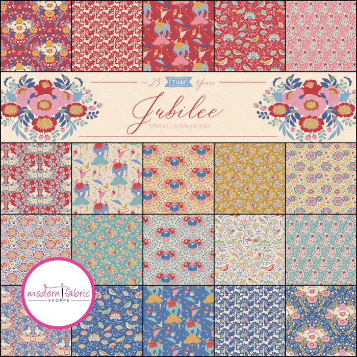 PRE-ORDER- Jubilee by Tilda- Half Yard Bundle- February 2024 - Modern Fabric Shoppe