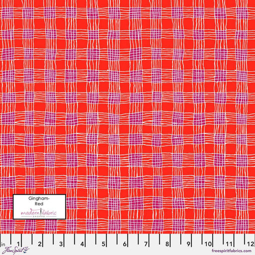 PRE-Order Kaffe Fassett August 2023 Collective- Gingham- PWBM089.RED- Half Yard - Modern Fabric Shoppe
